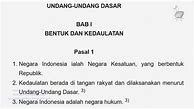 Undang Undang Dasar Pasal 27 Ayat 1 2 3